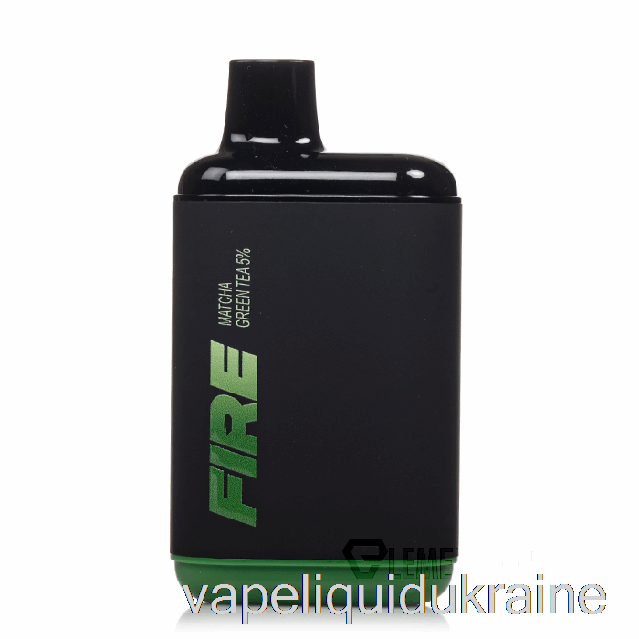 Vape Ukraine Fire XL 6000 Disposable Matcha Green Tea